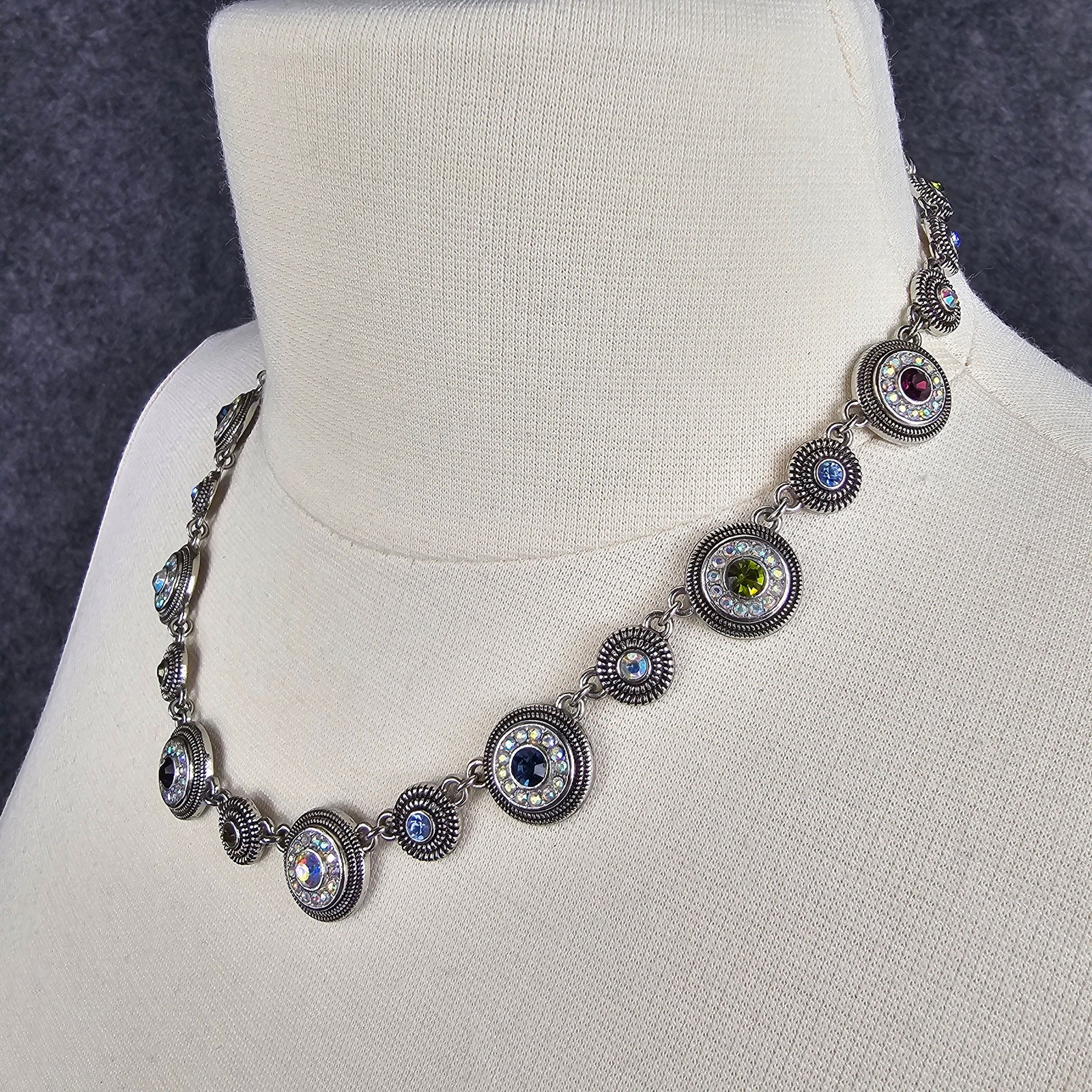 Lia Sophia PRETTY PLEASE Necklace Earrings Demi Parure Seltzer Colorama Retired