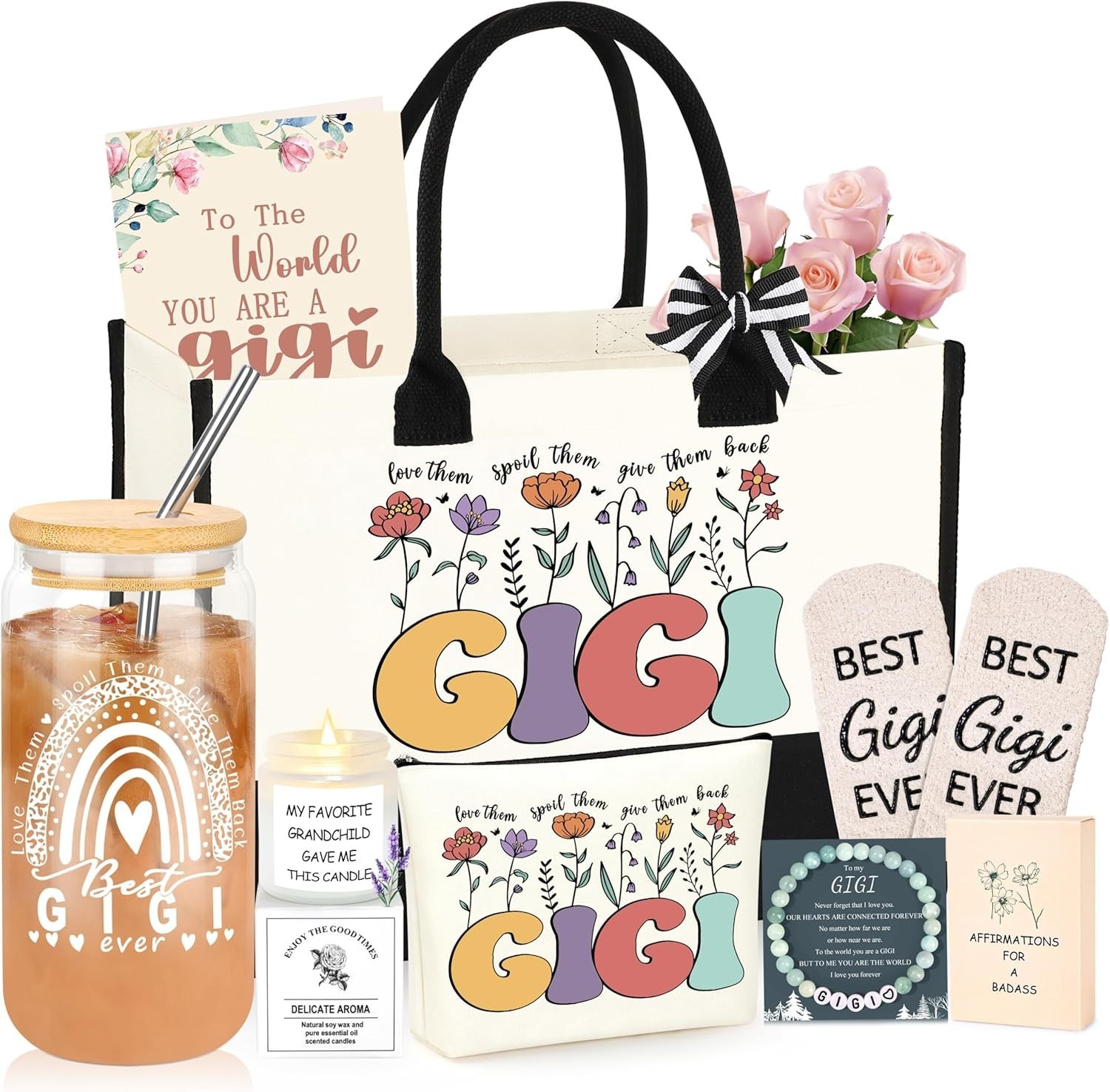 Mothers Day Gifts for Gigi, Birthday Gift Set from Granddaughter Grandchildre…
