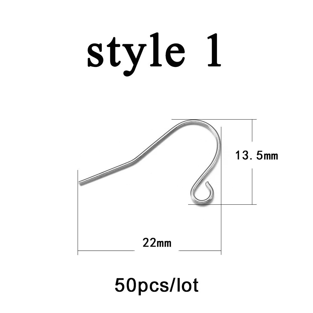 10/20/50pcs Silver Stainless Steel Small Huggie Hoop Earrings for Women Girl Set