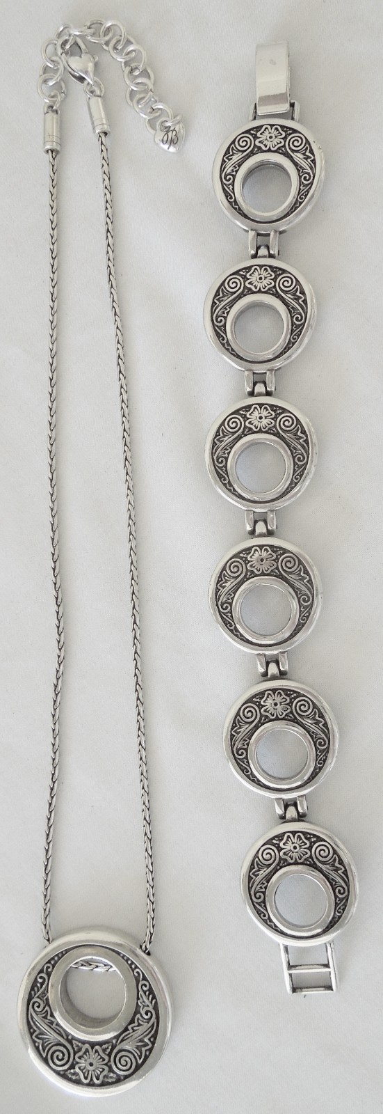 Brighton Necklace & Bracelet Set with Brighton Tin