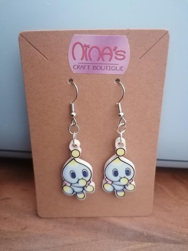 Sonic The Hedgehog – Chao – Curious – Dangle Earrings Set