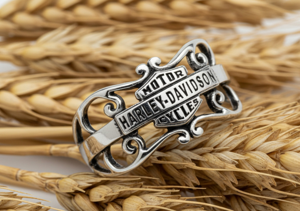 Ladies Harley-Davidson Sterling Silver Gypsy Filigree Ring by Mod 69 / HDR0218