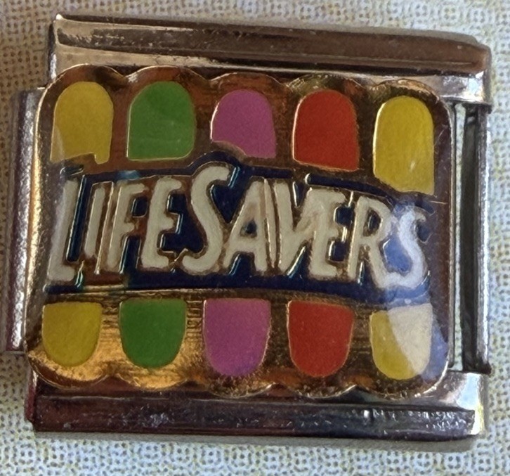 “LIFESAVERS” Candy Kraft ORIGINAL Italia CHARM Bracelet Link Compatible with 9mm