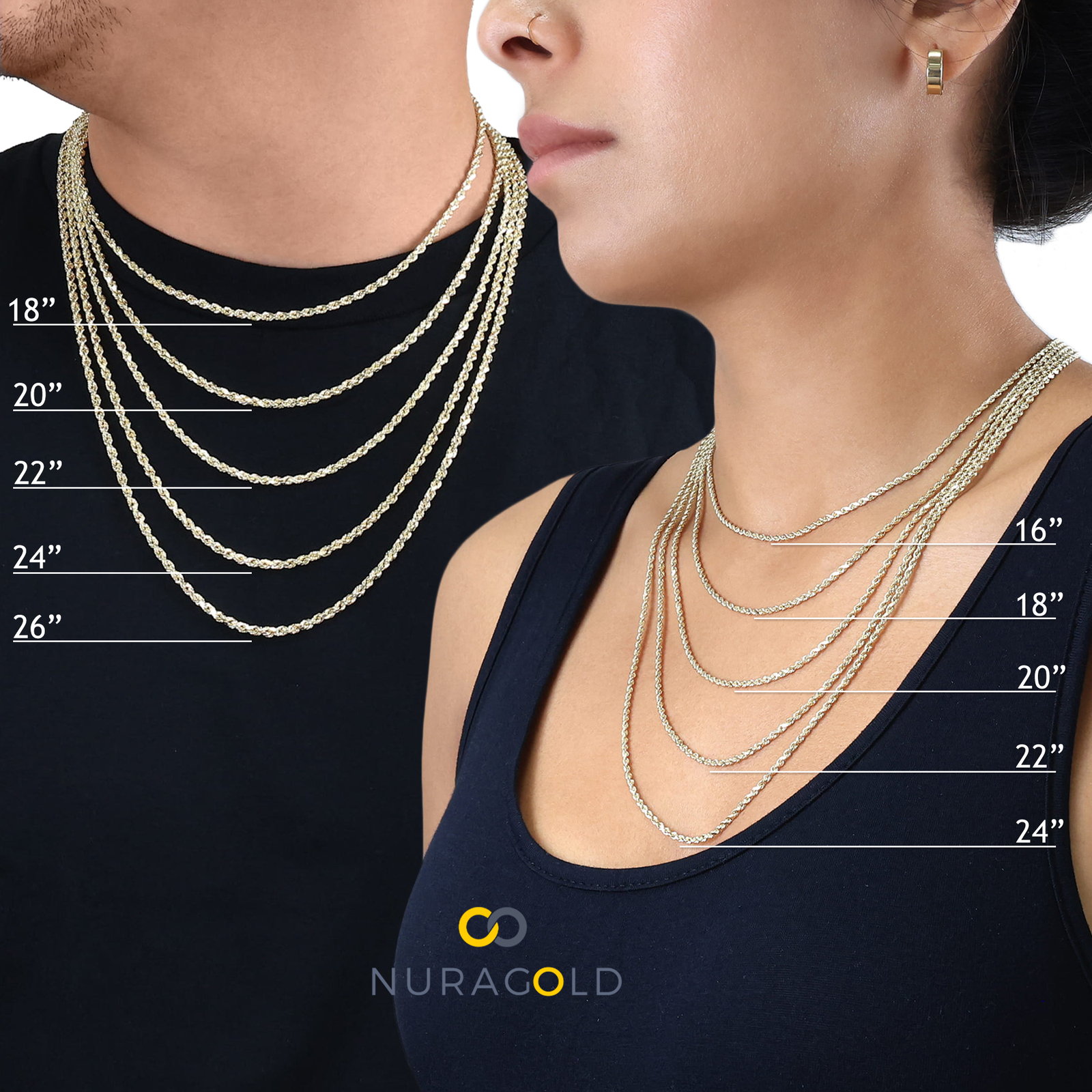 10K Yellow Gold Solid 2.7mm-10mm Miami Cuban Link Chain Necklace Bracelet 7″-30″