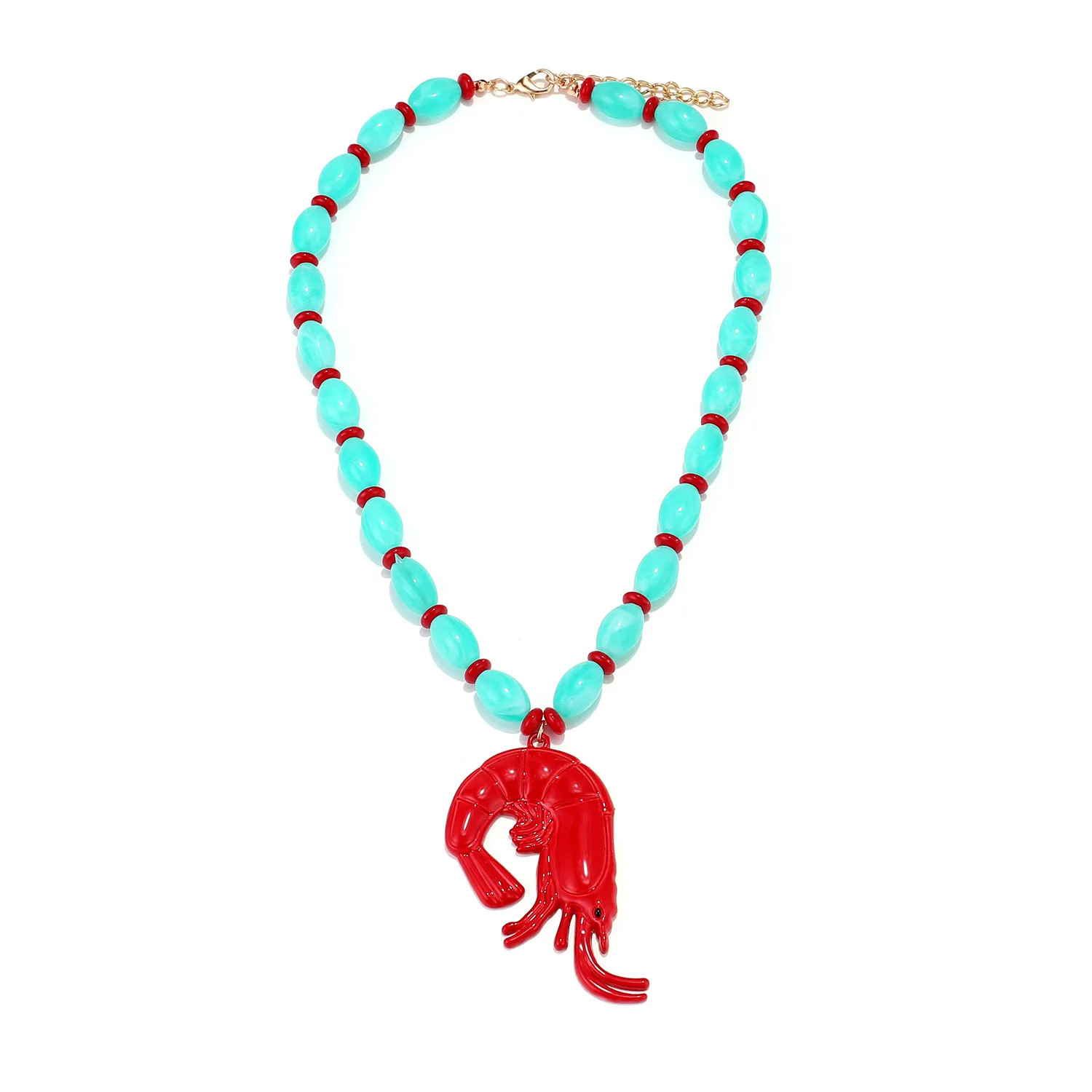 Bohemian Handmade Shell Conch Pendant Necklace for Women Double-layer Long Neckl