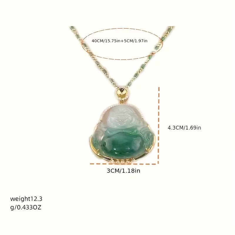 Hot Selling Maitreya Buddha Pendant in Spring and Summer, High-end Feel, Light L