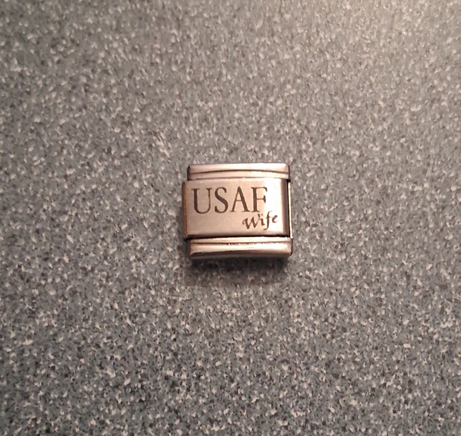 USAF Air Force Wife ESSENZA ITALIAN CHARM – LINKS TOGETHER MAKES A BRACELET