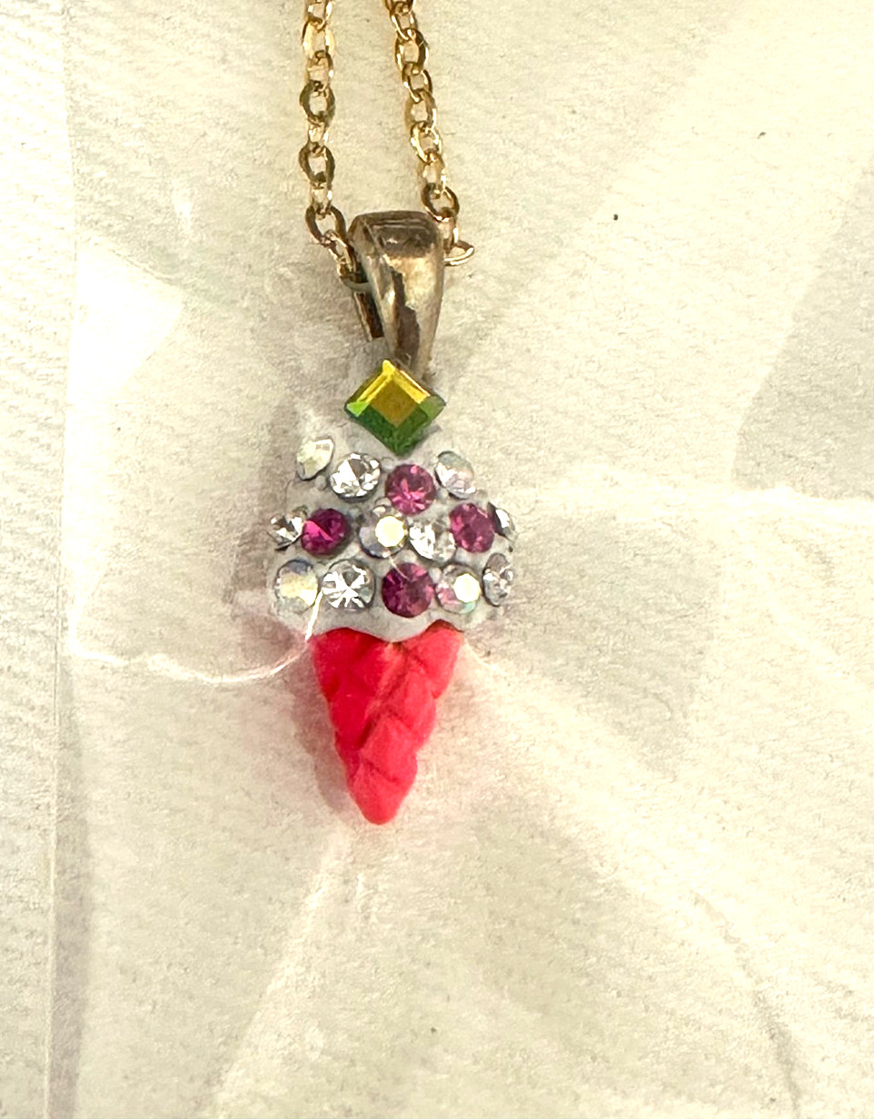 New 20pcs Crystal Charm Pendant Necklace Jewelry #119 Pistol Moon Frog Cola Star
