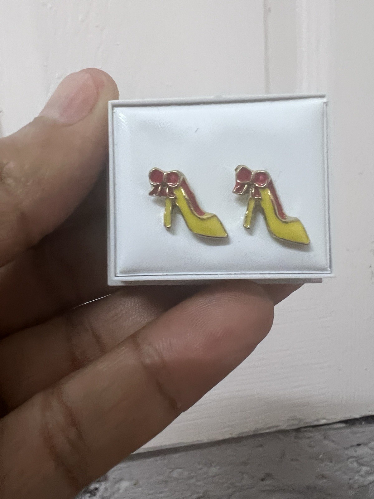 High Heel Shoe Design Earrings With Red Now Details Statement Novelty Jewelry