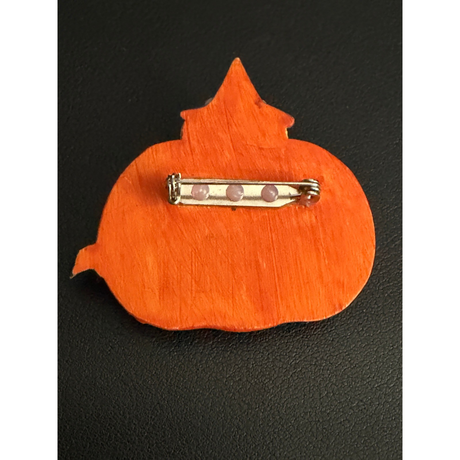 Vintage Halloween Brooch Cat Wizard Pumpkin Bat Resin