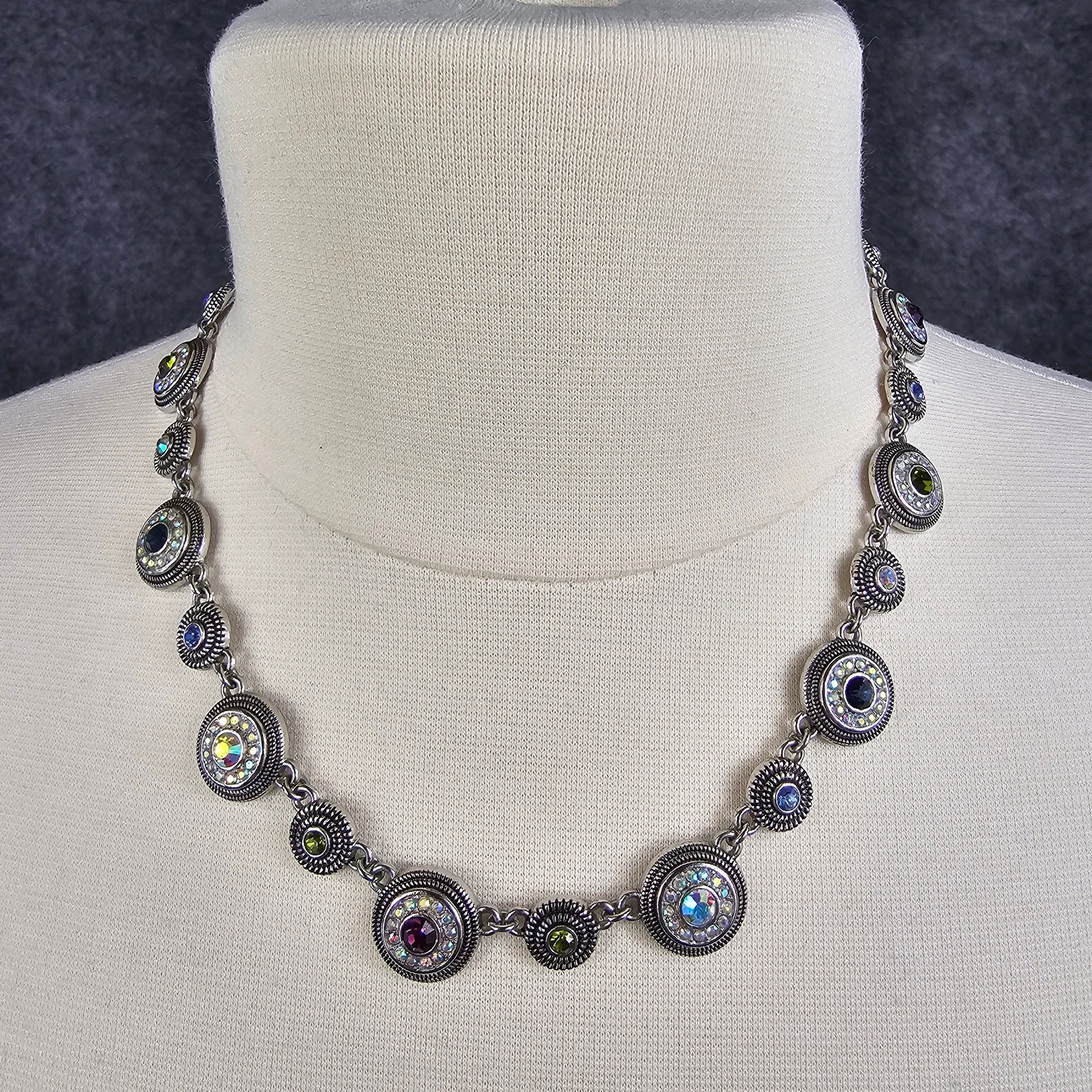 Lia Sophia PRETTY PLEASE Necklace Earrings Demi Parure Seltzer Colorama Retired