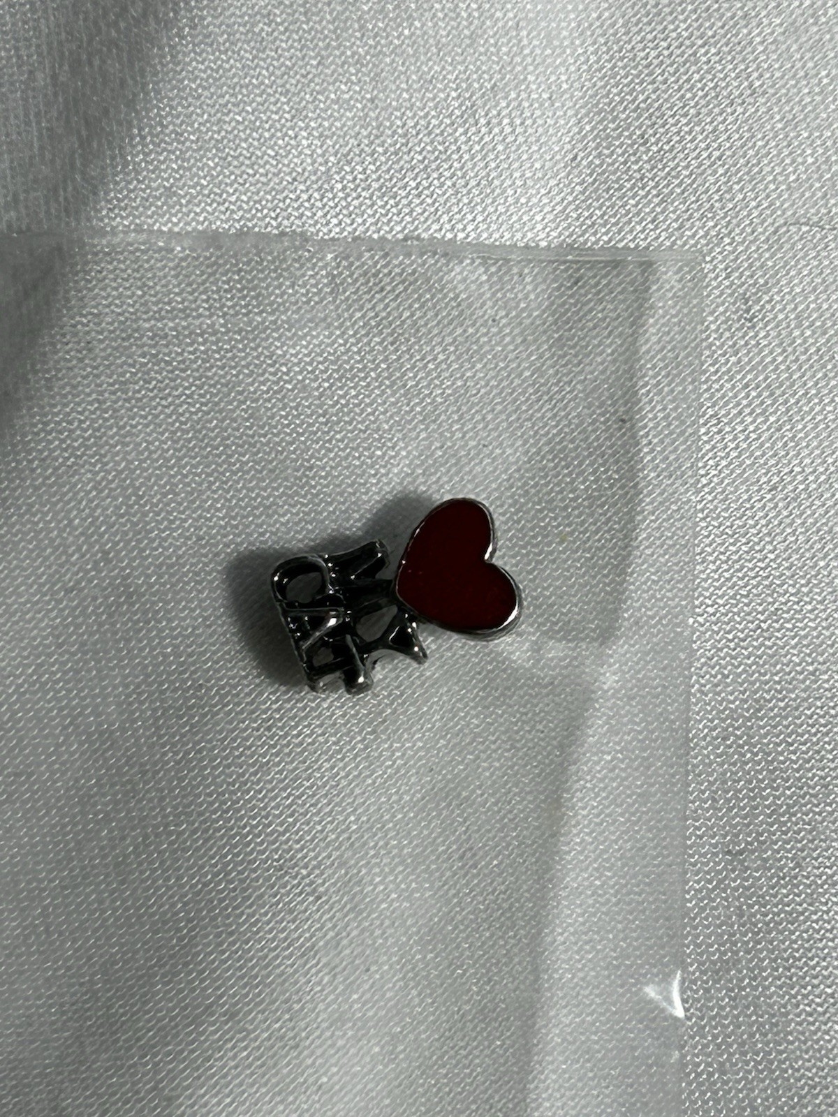 Origami Owl I heart My Cat Charm