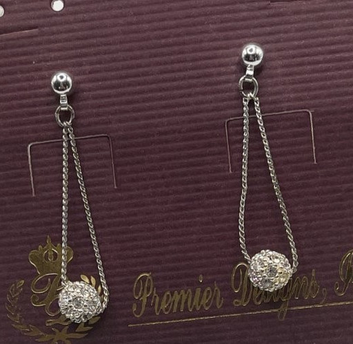 Premier Designs Jewelry DRESS UP Crystal Accent Pierced Earrings New