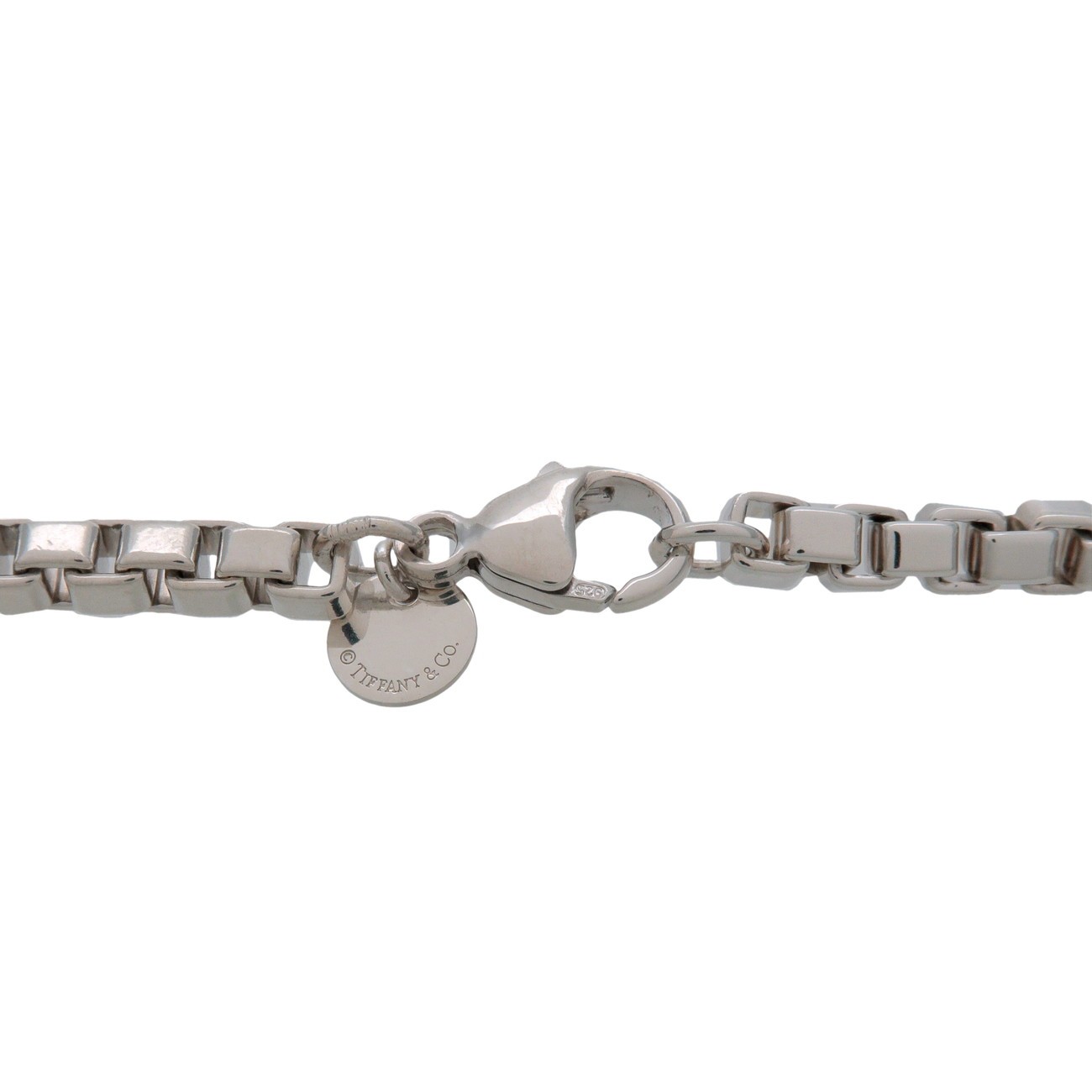 Tiffany & Co Venetian Link Necklace SV925 Silver Authentic Used F/S