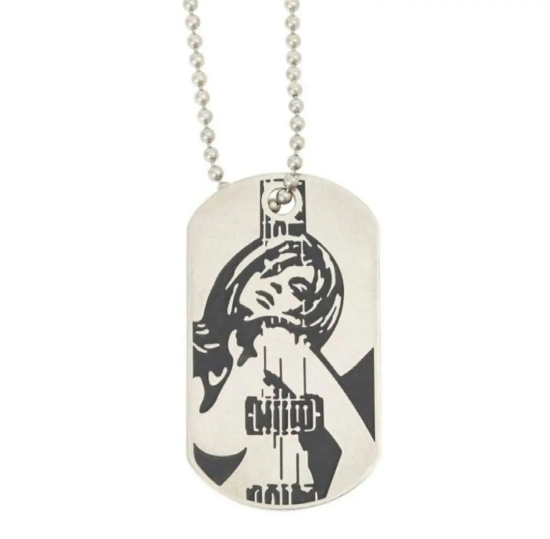 HYSTERIC GLAMOUR GUITAR GIRL Ball Chain Necklace Pendant from Japan New F/S