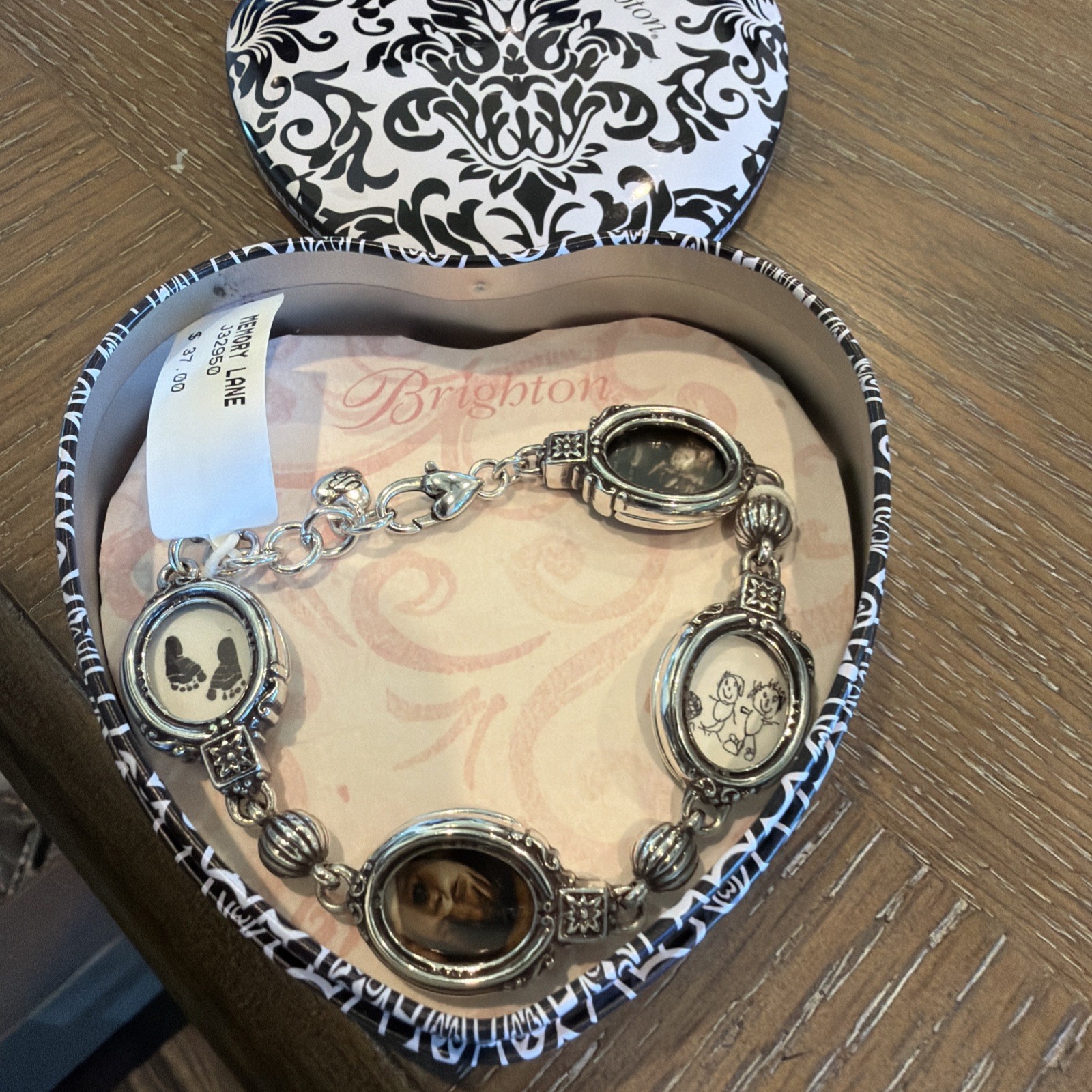 Brighton NWT Memory Lane Bracelet W/Tin **RETIRED**