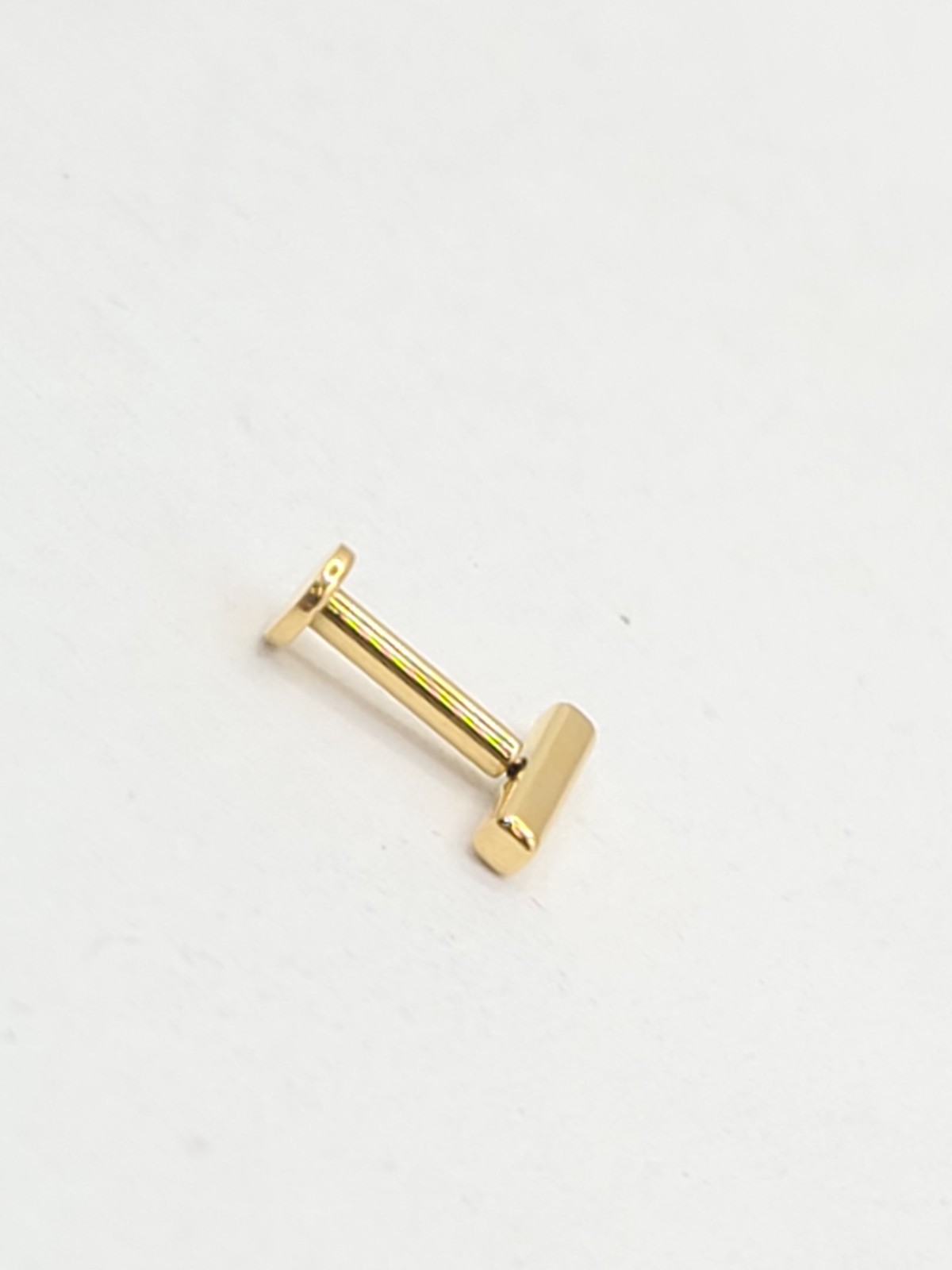 Maison Miru Little Bar Push Pin Flat Back Earring 20G x 6mm