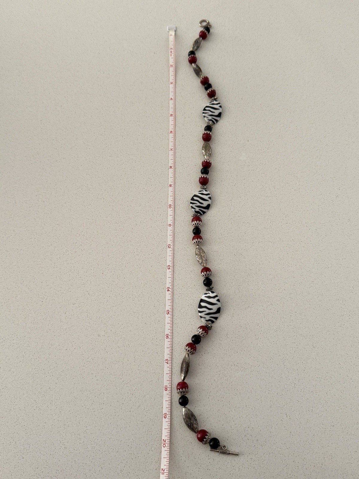 Fun Zebra Necklace