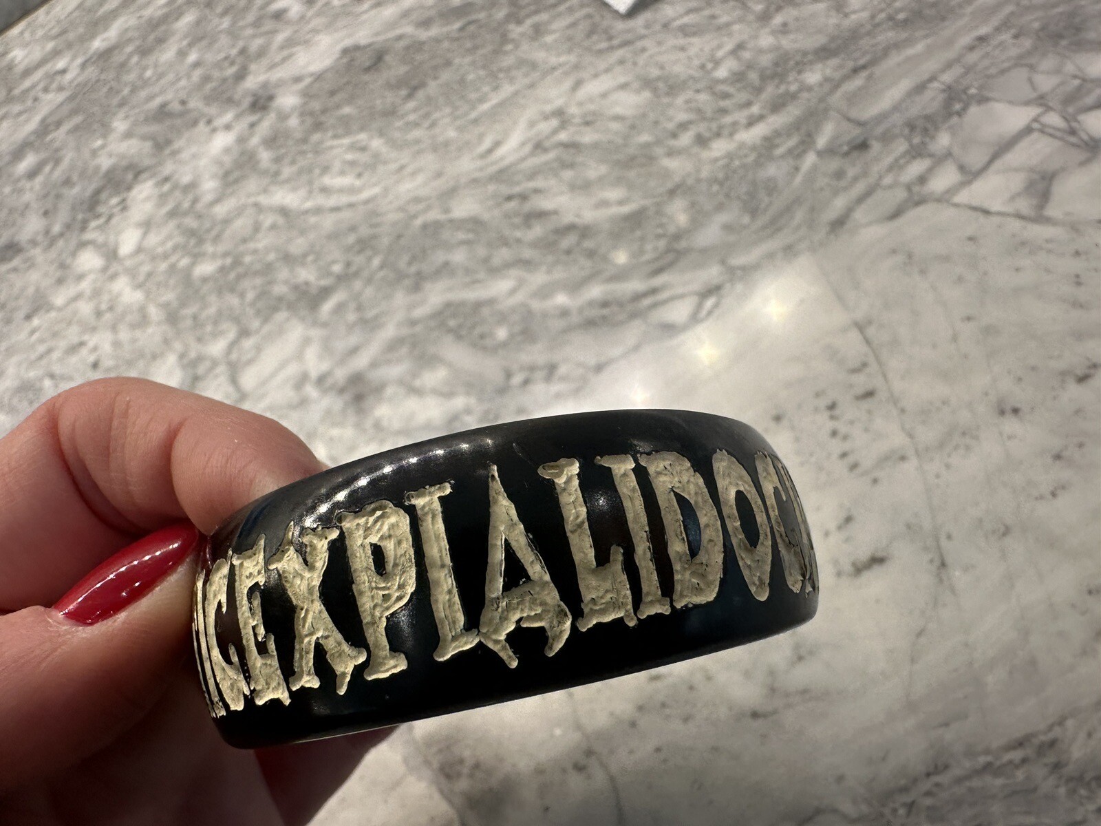 JKC Jessica Kagan Cushman Supercalifragilisticexpialidocious Bangle Bracelet Rar