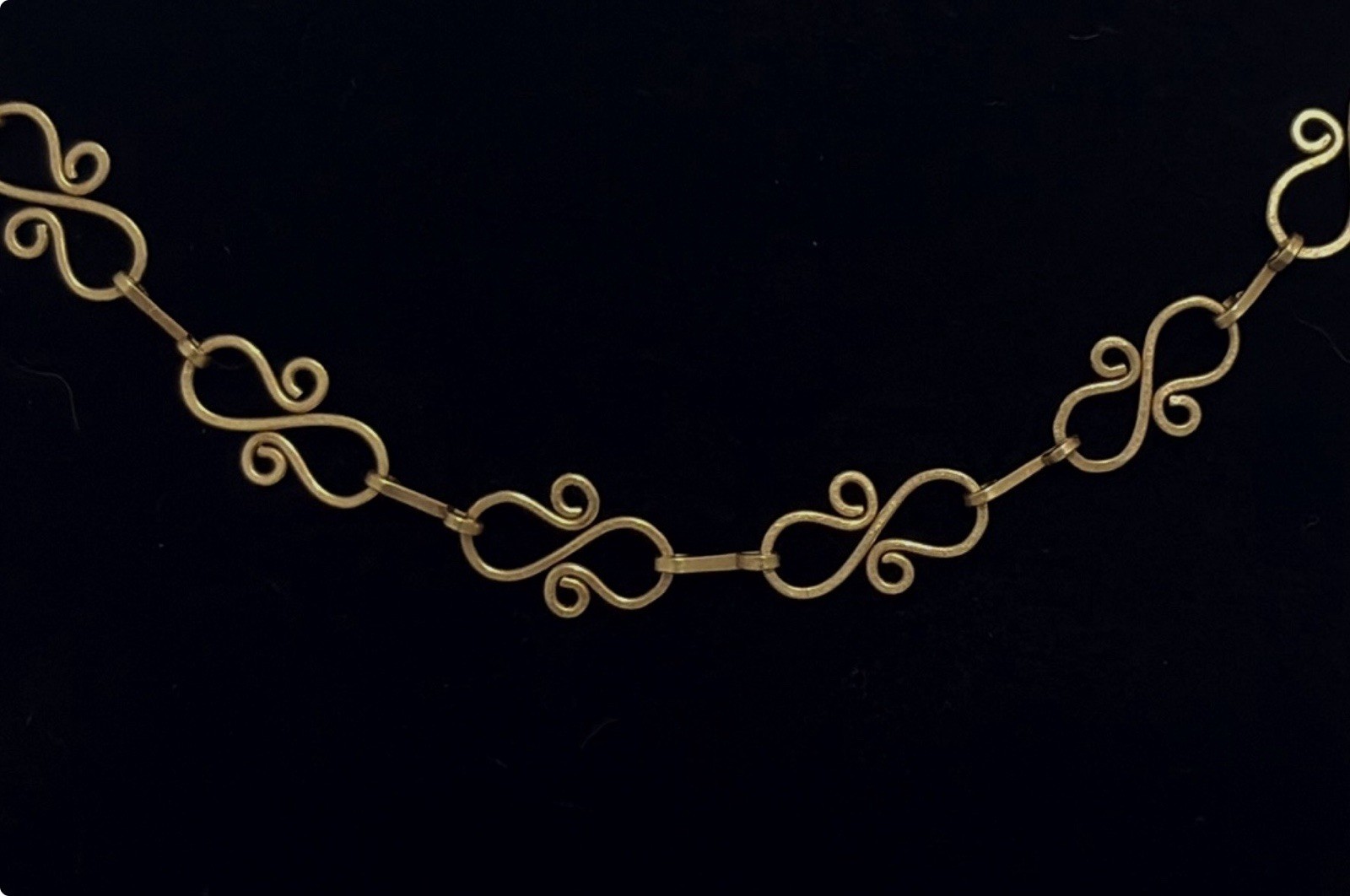 Renaissance Fair-Themed Bronze Necklaces and Matching Earrings