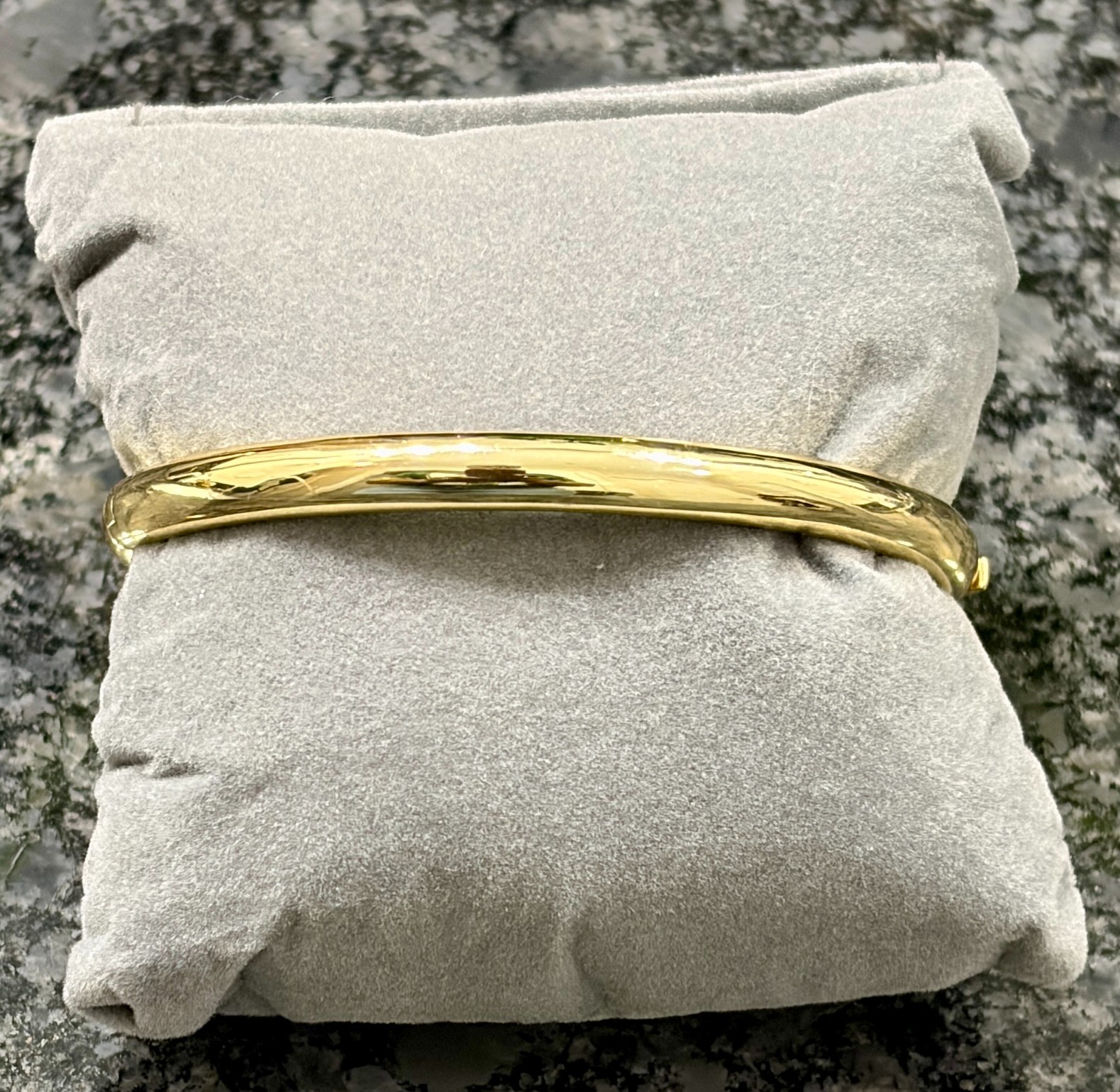 Coach Charm Gold Hinge Bangle Bracelet (One Size) New