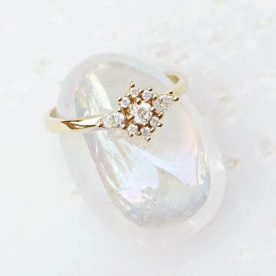 2.50 Ct Round Cut Simulated Diamond Stunning Band Ring 14k Yellow Gold Plated