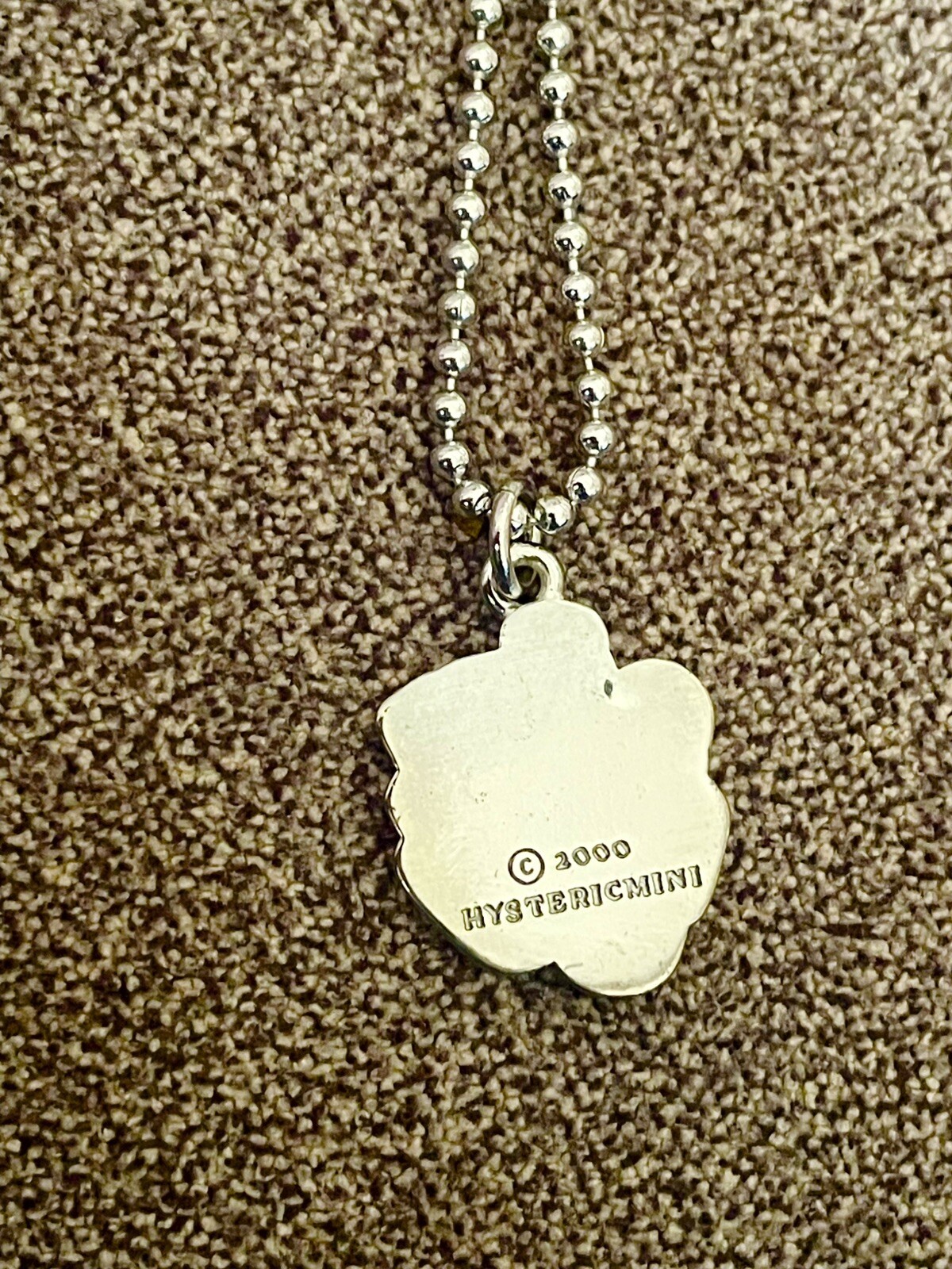 Hysteric Mini Super Hys Necklace Blue Hysteric Glamour 00s Vintage