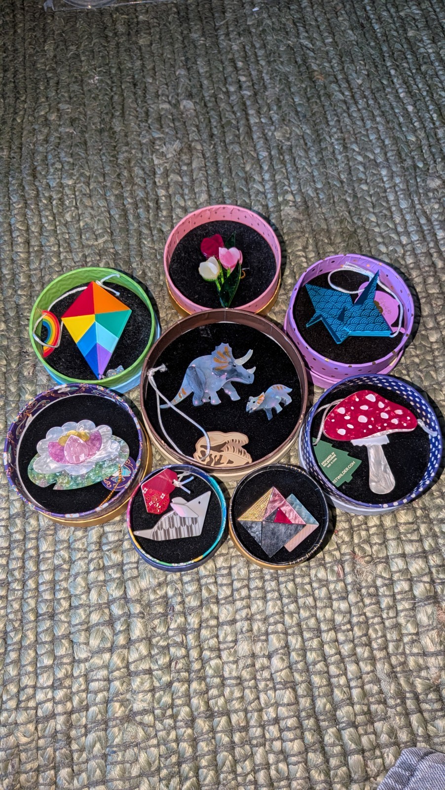 ERSTWILDER BROOCHES