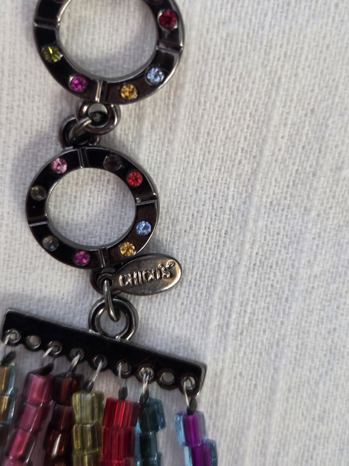 Cara New York Candy Color Neon Bib Duo. Necklace And Chico’s Bracelet