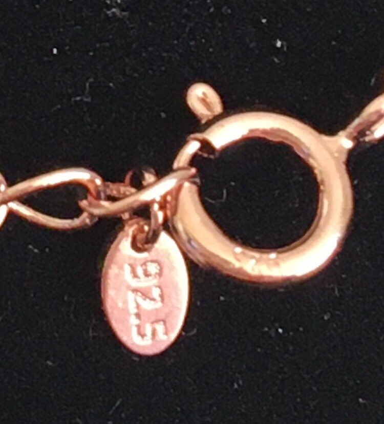 Jordan Sparks Signature Collection On Point Arrow Necklace Rose Gold Plated