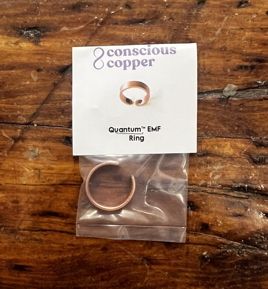 Conscious Copper Quantum™ EMF Protection Ring BRAND NEW