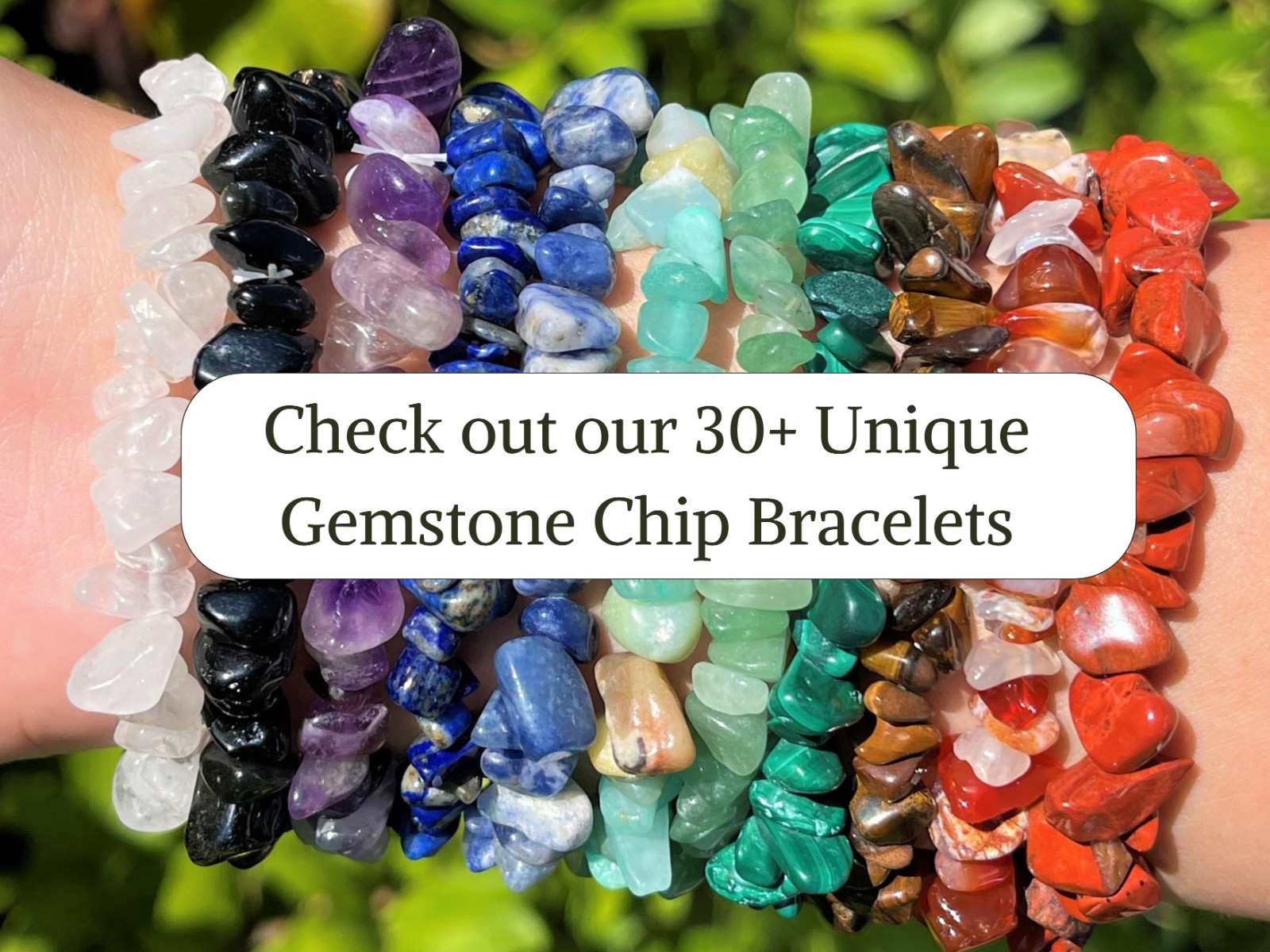 Blue Lace Agate Chip Bracelets (Crystal Bracelets, Blue Lace Agate Bracelet)