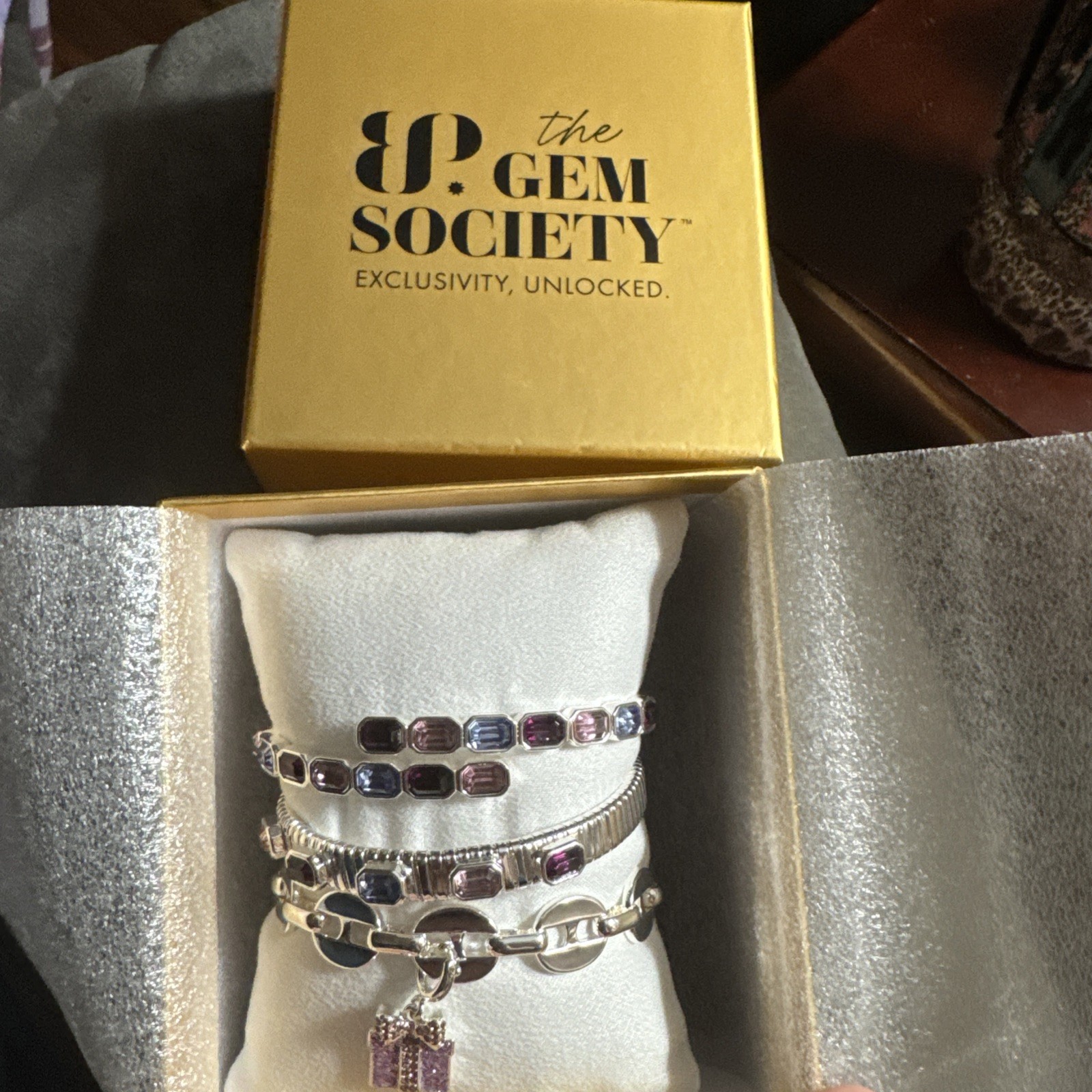 Bomb Party 2025 Holiday Stack “Love Is The Best Gift” Gem Society