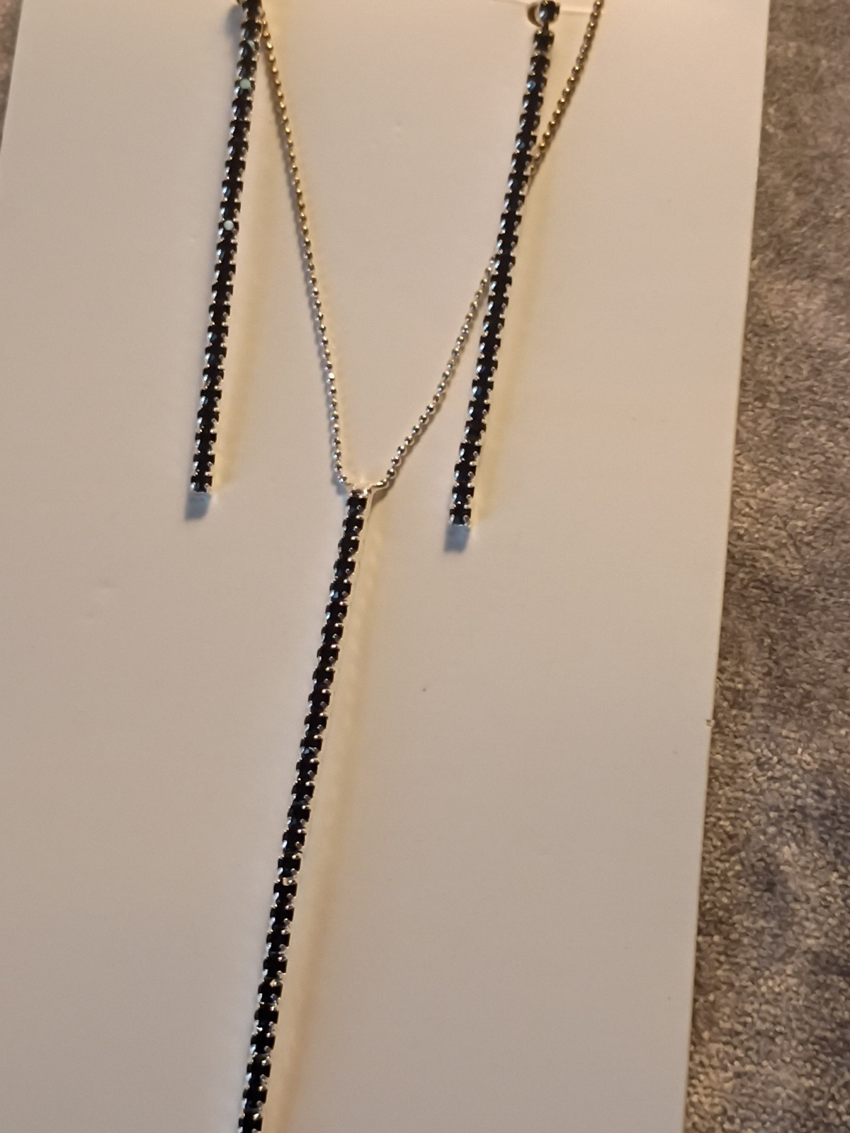 NWT Beauty Collection Austrian Crystal,Plated For Life Necklace & Earring Set.J5