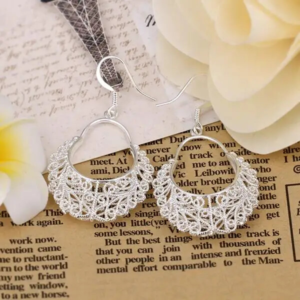 CHSHINE 925 Sterling Silver vintage earrings for women luxury designer Jewelry