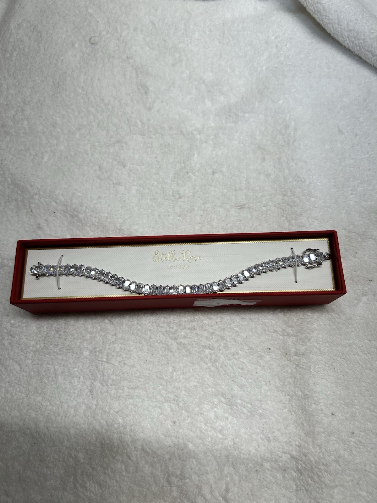 Stella Rose London Fine Silver Plated Bracelet 7.5 Inches Length