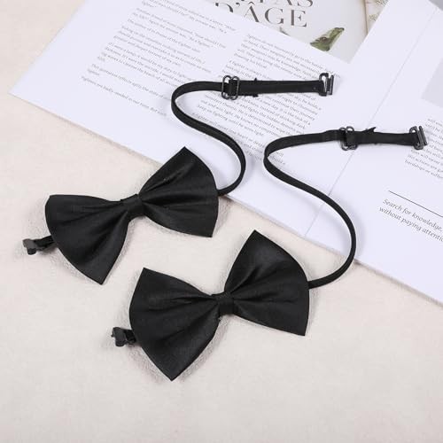 Adjustable Kids Bow Tie Pre-tied Bowtie Neck Bowtie for Men Women Kids 4