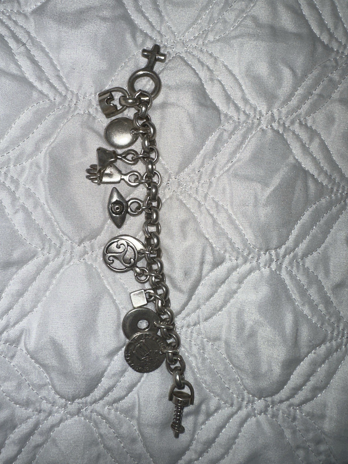 Uno de 50 Silver-Plated Bracelet