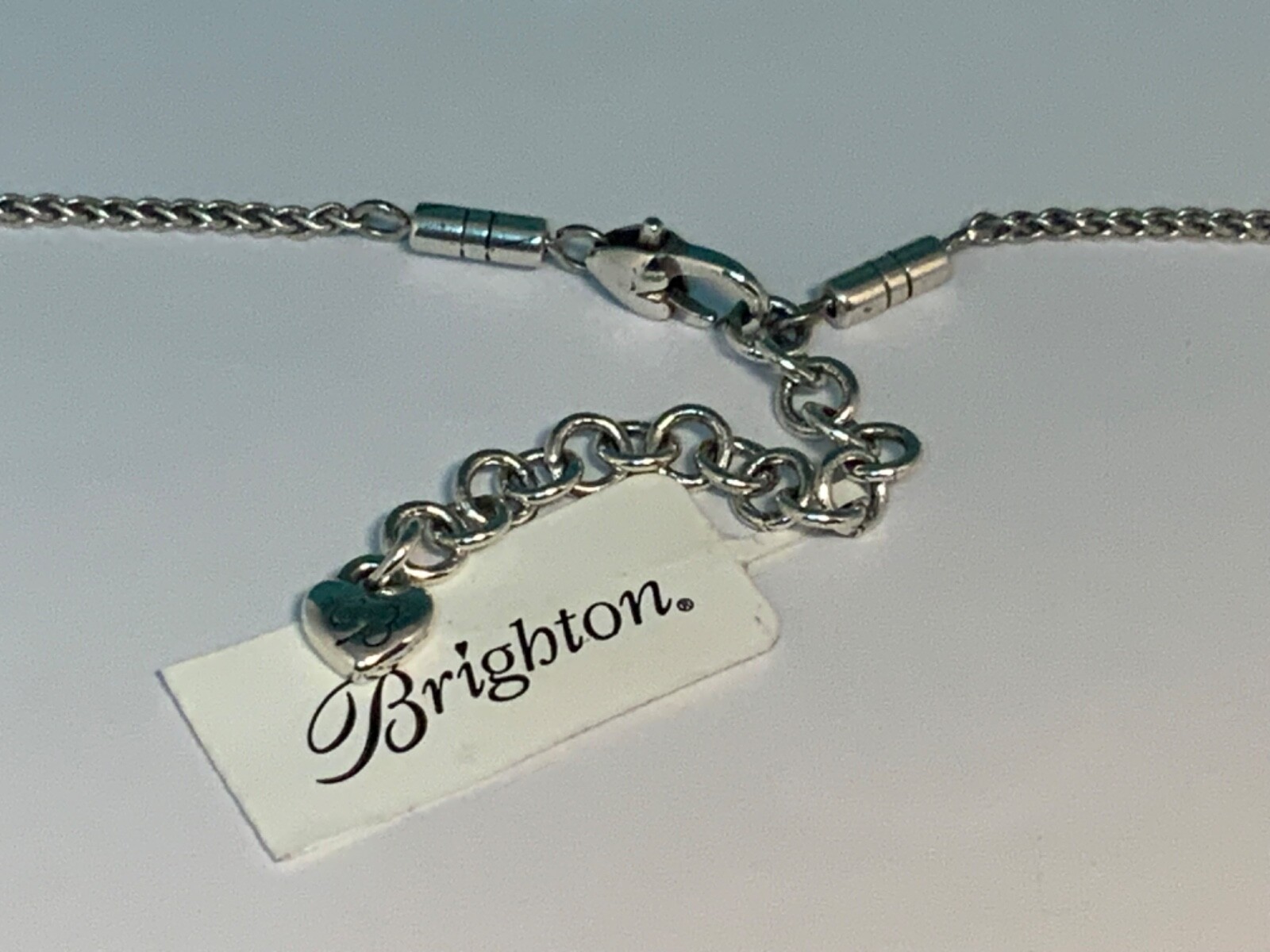 🌸 BRIGHTON Antika Rectangle Reversible 18-20” Pendant Necklace (N26) NEW