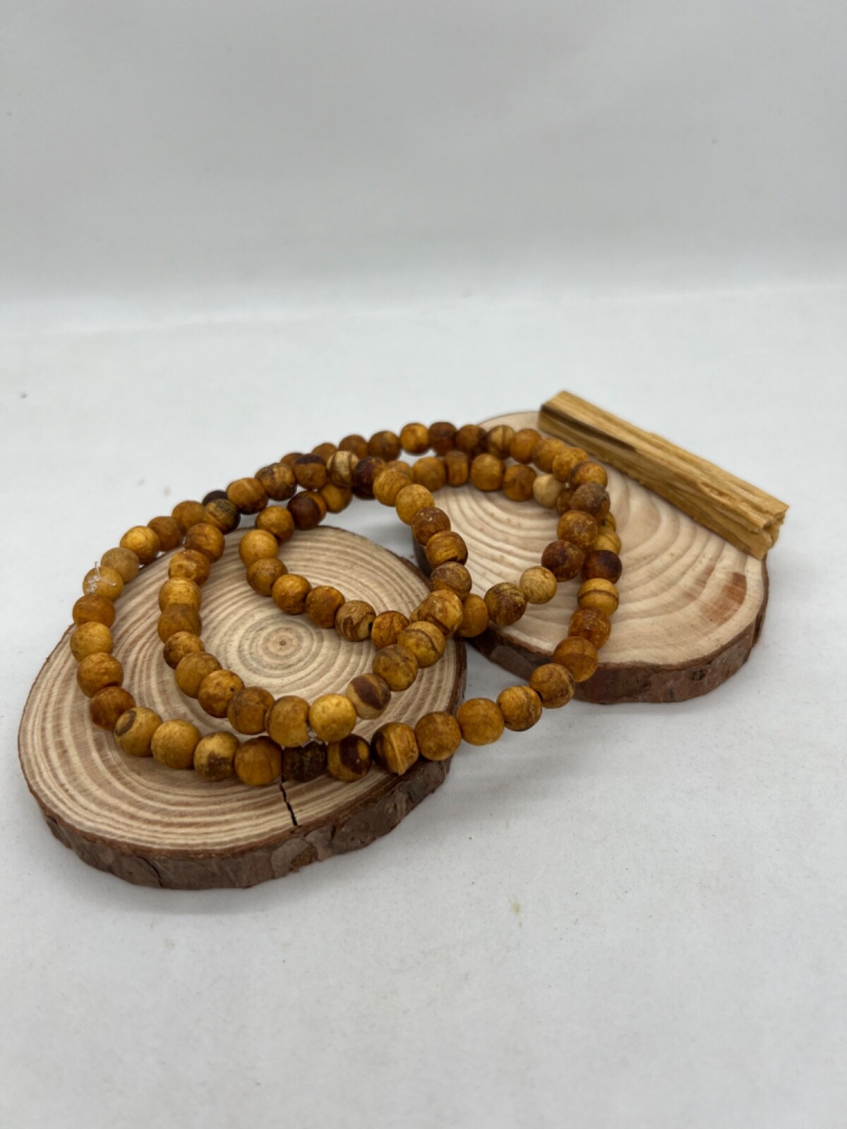 6 mm Palo Santo Wood Beads Bracelet hand-crafted made for meditation, relaxation