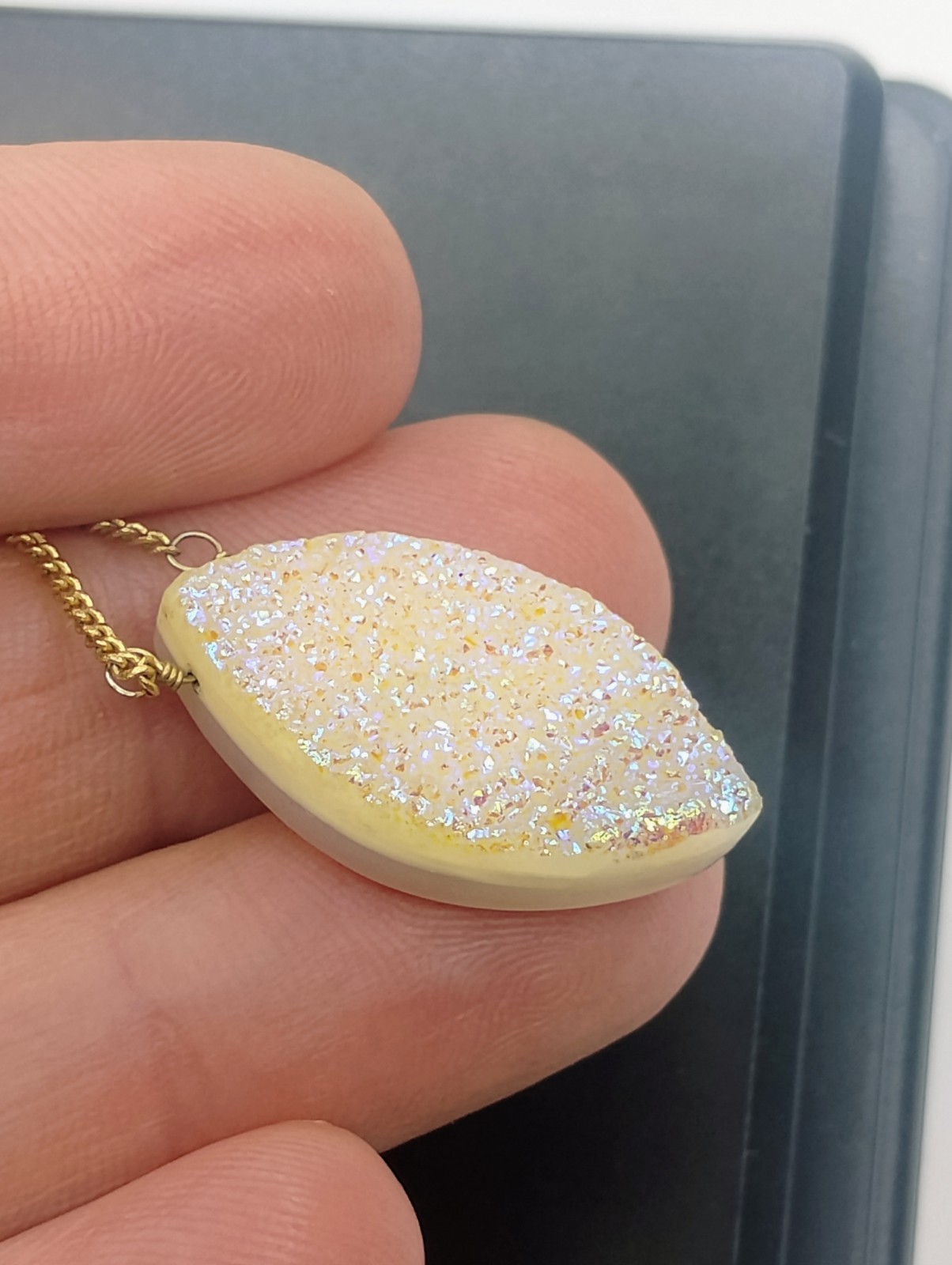 Luna Norte Druzy Pendant Necklace