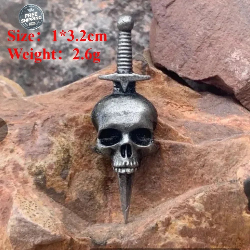 Halloween Skull Pin Punk Skeleton Badge Gothic Brooch for Jewelry Accessory