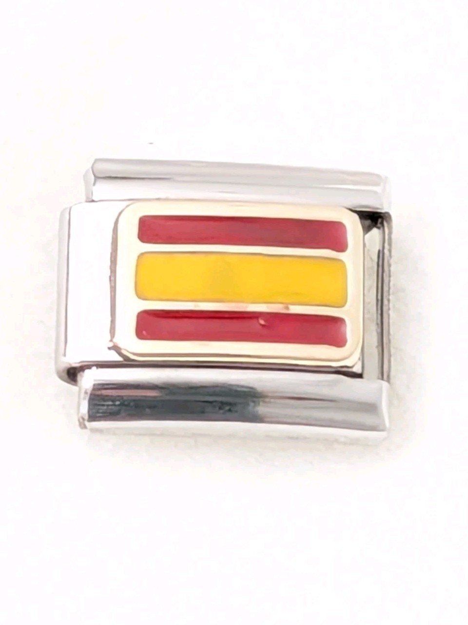 AUTHENTIC ReFlorence Spain Spanish Flag Italian Charm 9mm Link E179