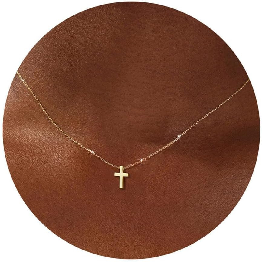 Cross Necklace for Girls Kids Christian Baptism Faith Gifts Jewelry | Teen Girl