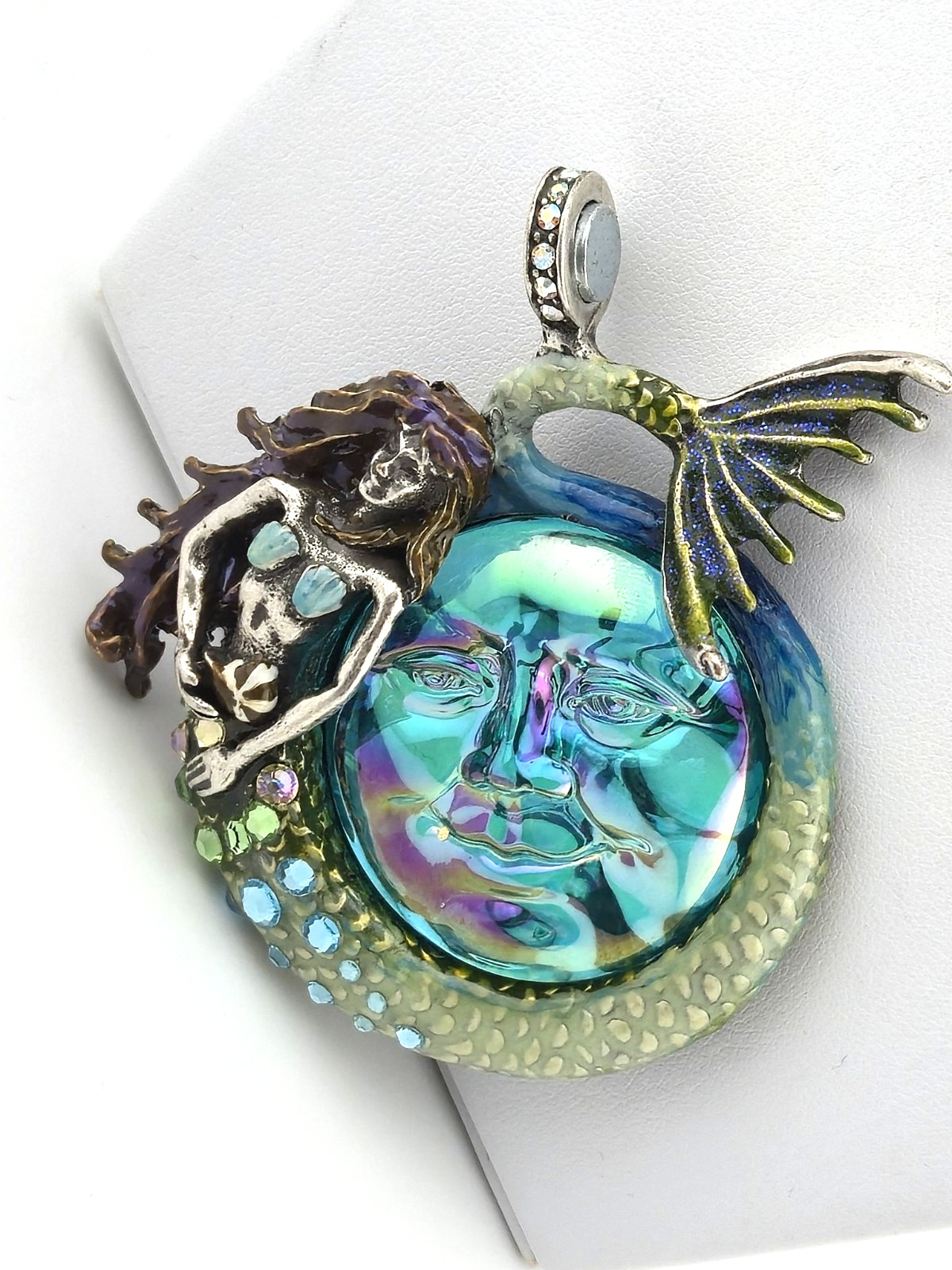 Kirks Folly Marina Mermaid Seaview Water Moon Wild Freedom ST Necklace SET #128