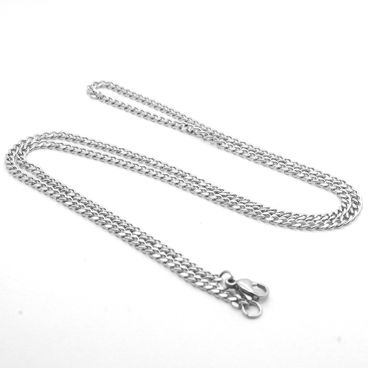 3/3.5mm Wholesale Stainless Steel Curb Cuban Chains Woman Man NEVER FADE