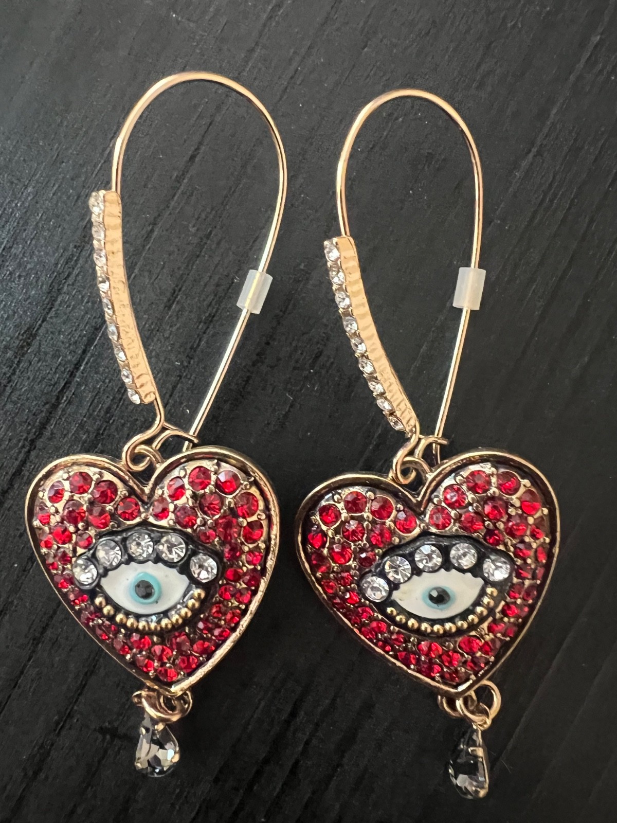 Betsey Johnson Rockin Riches Evil Eyes Earrings – G2