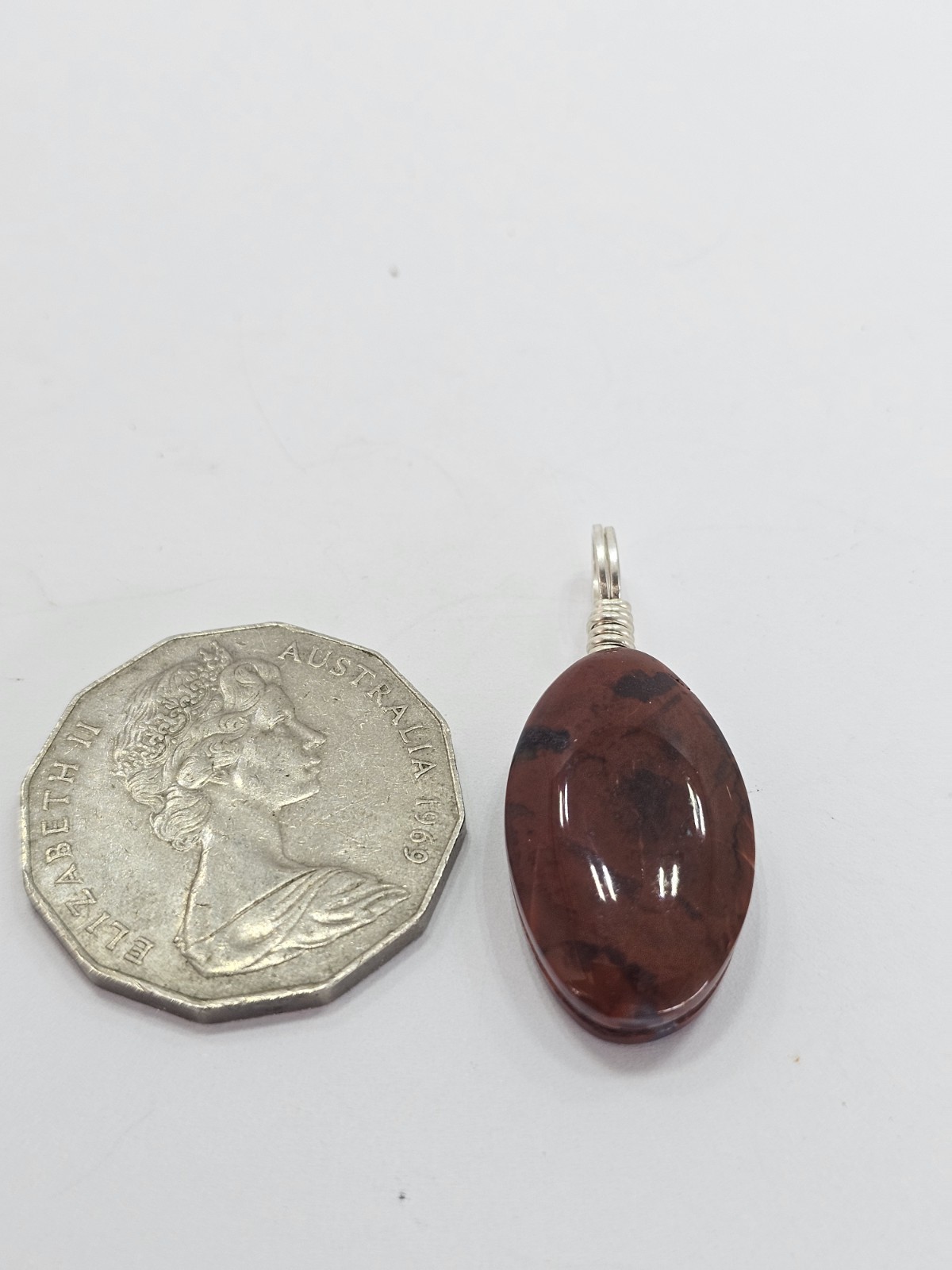 Gemstone Red Jasper Pendant