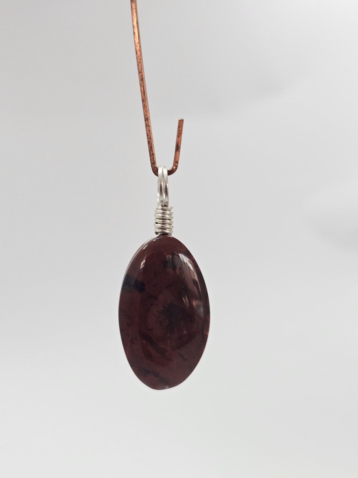 Gemstone Red Jasper Pendant