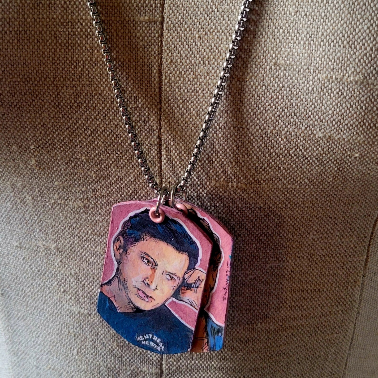 Heated Rivalry Salty Moments Ilya Rozanov Shane Hollander Queer Hockey necklace